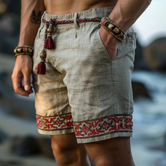 Polyester Men's Shorts front view