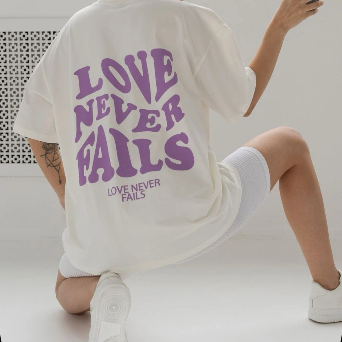 Love Never Fails Cotton Tee
