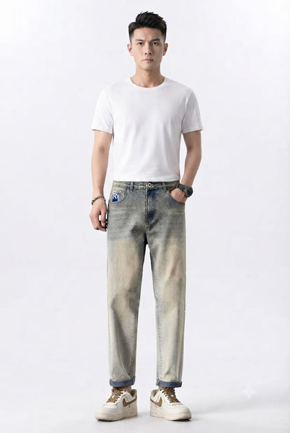 Washed Slim Fit Denim