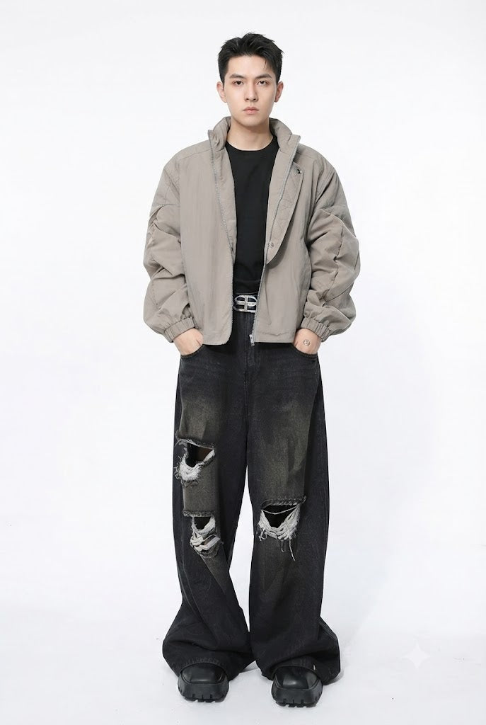 Distressed Oversize Jeans