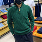 Quarter Zip Knit Sweater