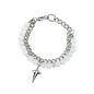 Opal Cross Double Layer Bracelet