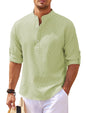 Long Sleeve Casual Stand Collar Shirt