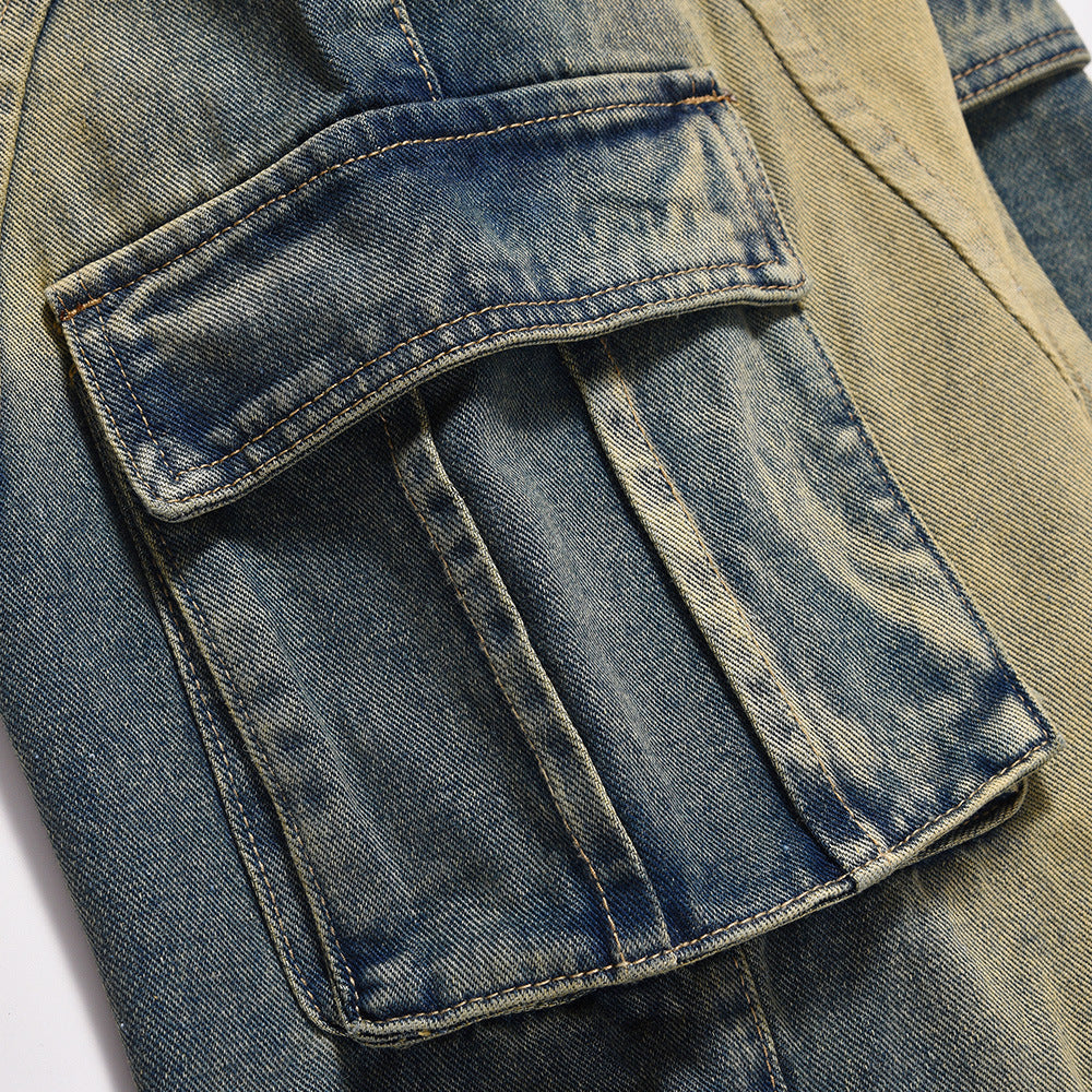 Utility Cargo Pocket Jeans