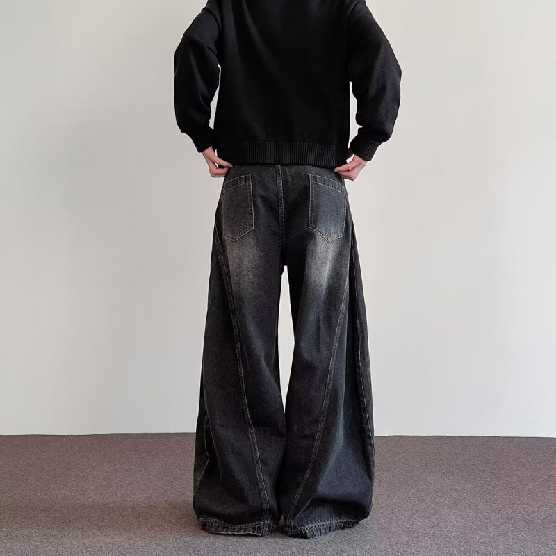 Wide Leg Denim Jeans