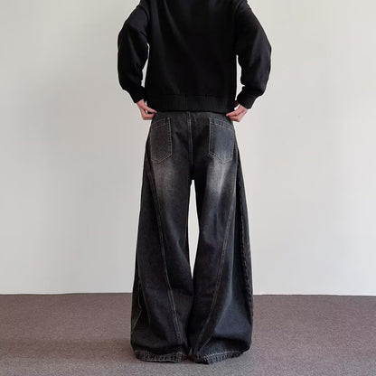 Wide Leg Denim Jeans
