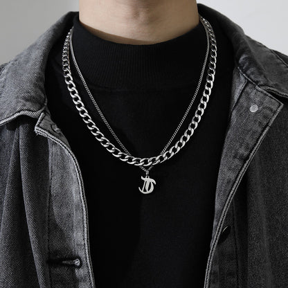 Letter Pendant Necklace