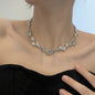 Sweet Heart Star Zircon Charm Necklace
