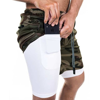 Pocket Compression Shorts front view
