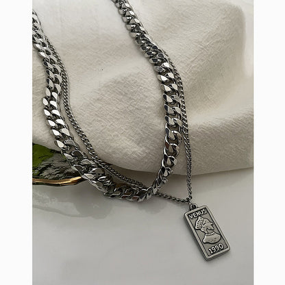 Queen Portrait Necklace