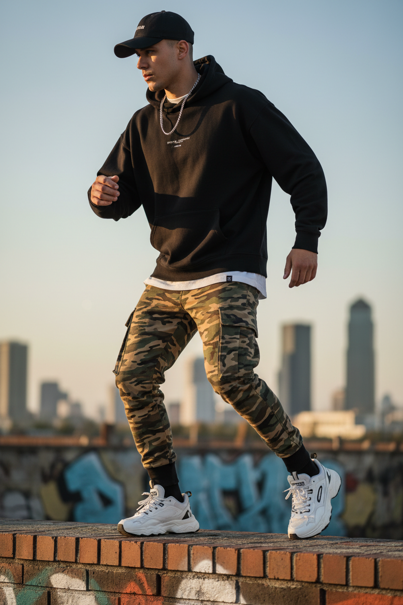 Camo Cargo Joggers - Lifestyle