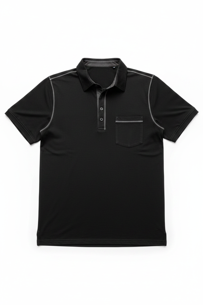 Casual Polo Shirt - Flat Lay