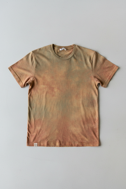 Casual Soil Washed Tee - Flat Lay