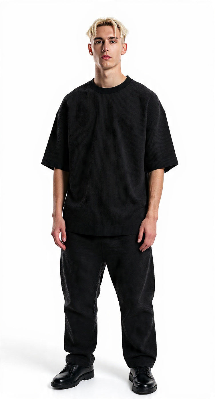 Casual Suit Shorts Tee