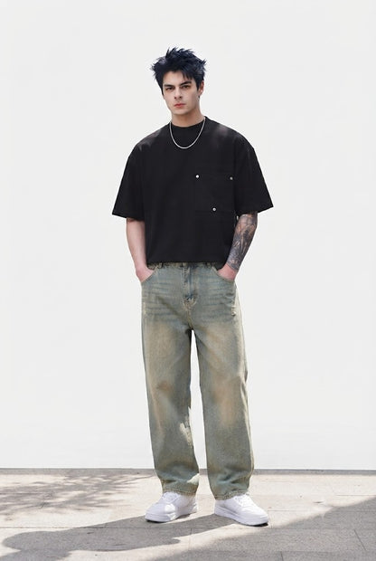Triangle Patch Cotton Tee