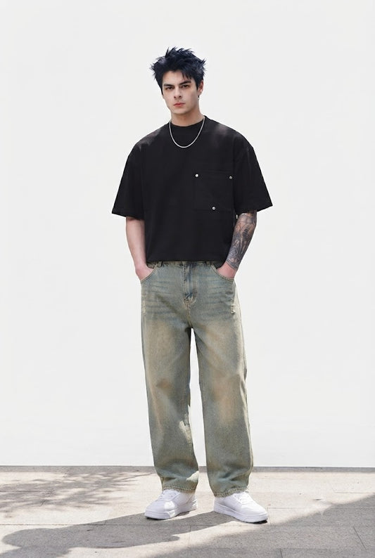 Triangle Patch Cotton Tee
