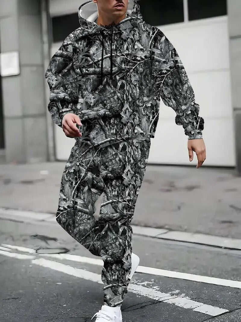 Sports Hooded Tracksuit