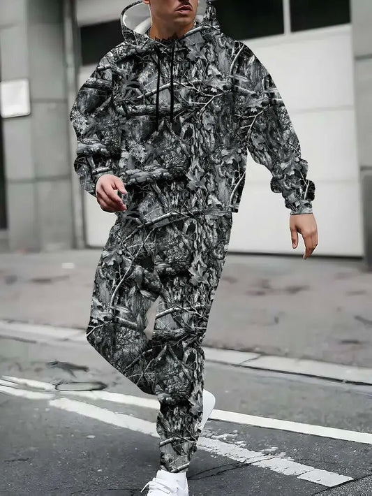 Sports Hooded Tracksuit