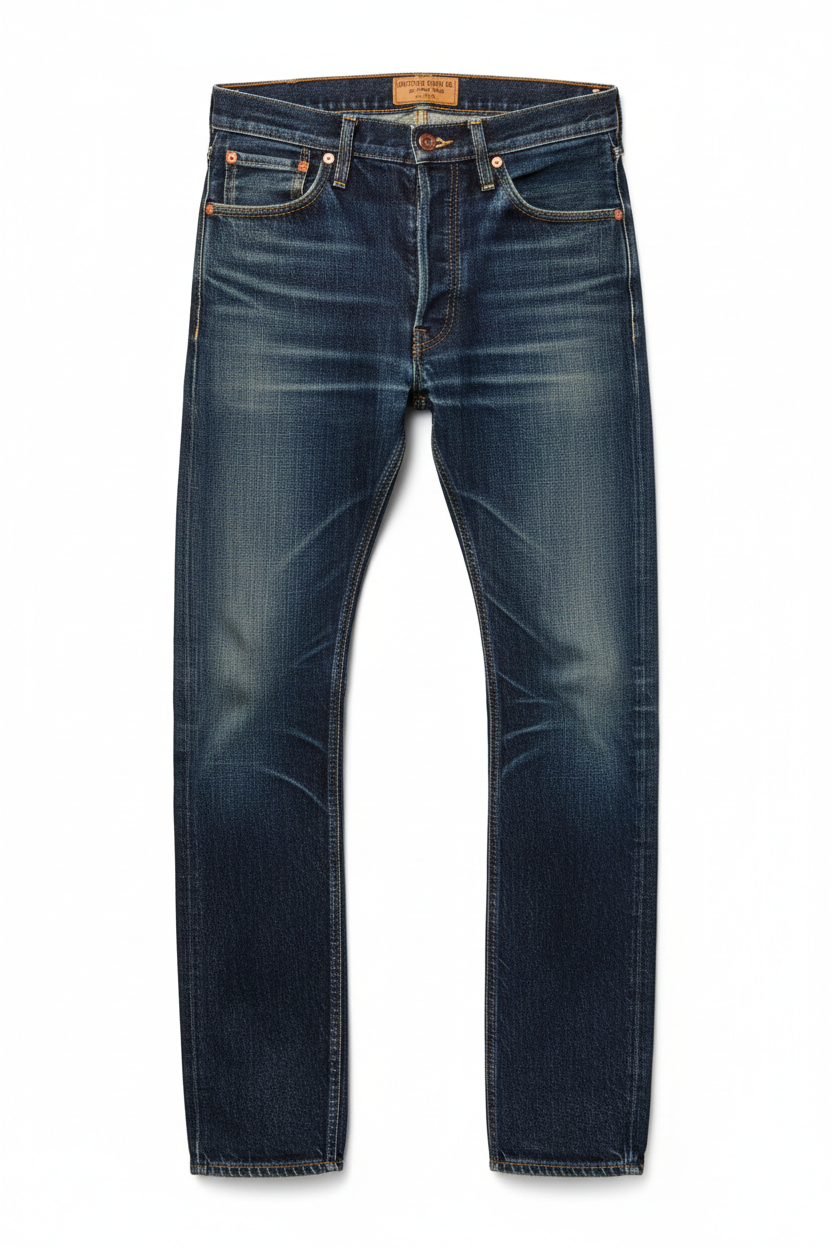 Classic Vintage Jeans - Front View