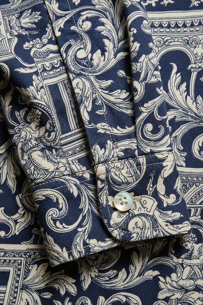 Classical Print Long Sleeve - Close-Up Detail