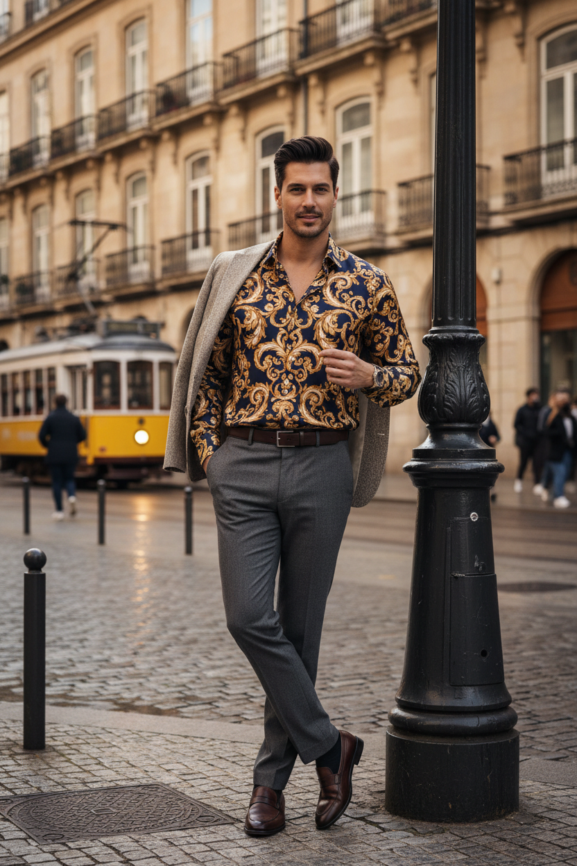 Classical Print Long Sleeve - Lifestyle