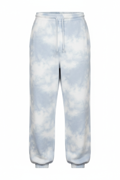 Cloud Wash Oversized Sweatpants - Front View