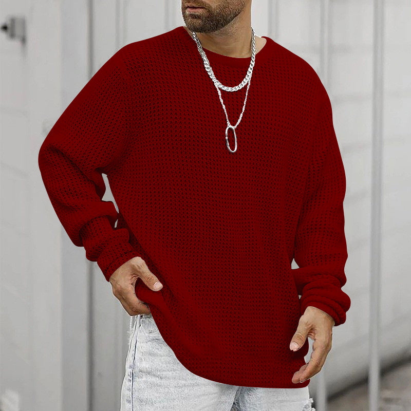 Crew Neck Casual Sweater