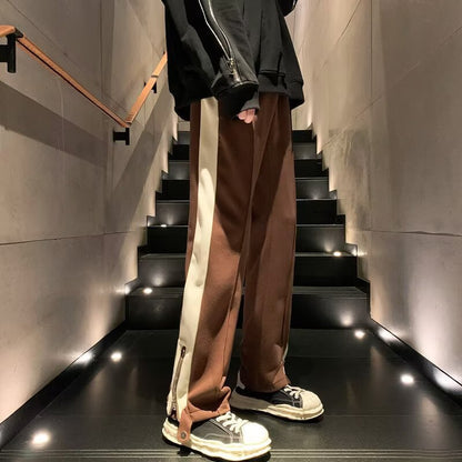 Side Stripe Straight Pants
