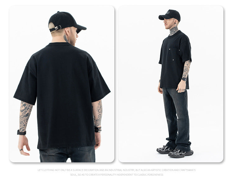 Triangle Patch Cotton Tee