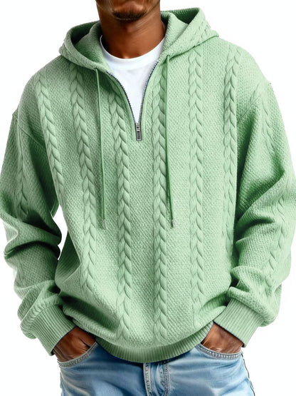 Half-Zip Hooded Sweatshirt