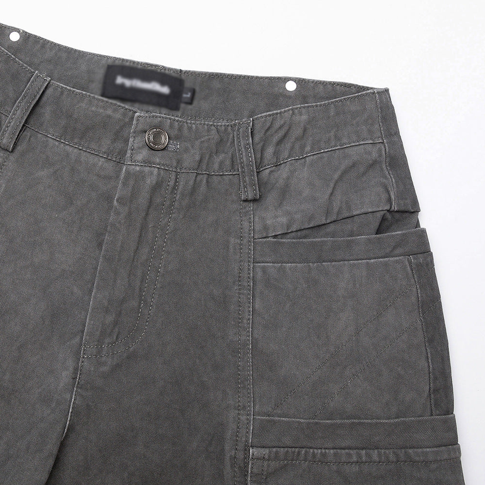 Wide Leg Punk Pants front view