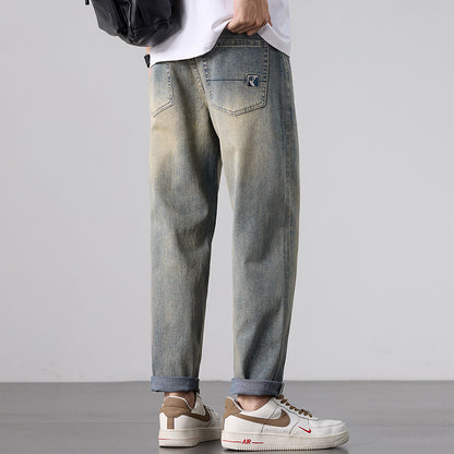 Washed Slim Fit Denim