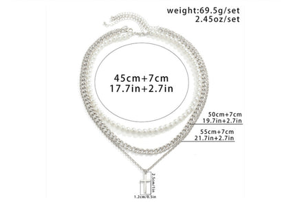 Pearl Cross Necklace