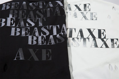 Distressed Letter Tee