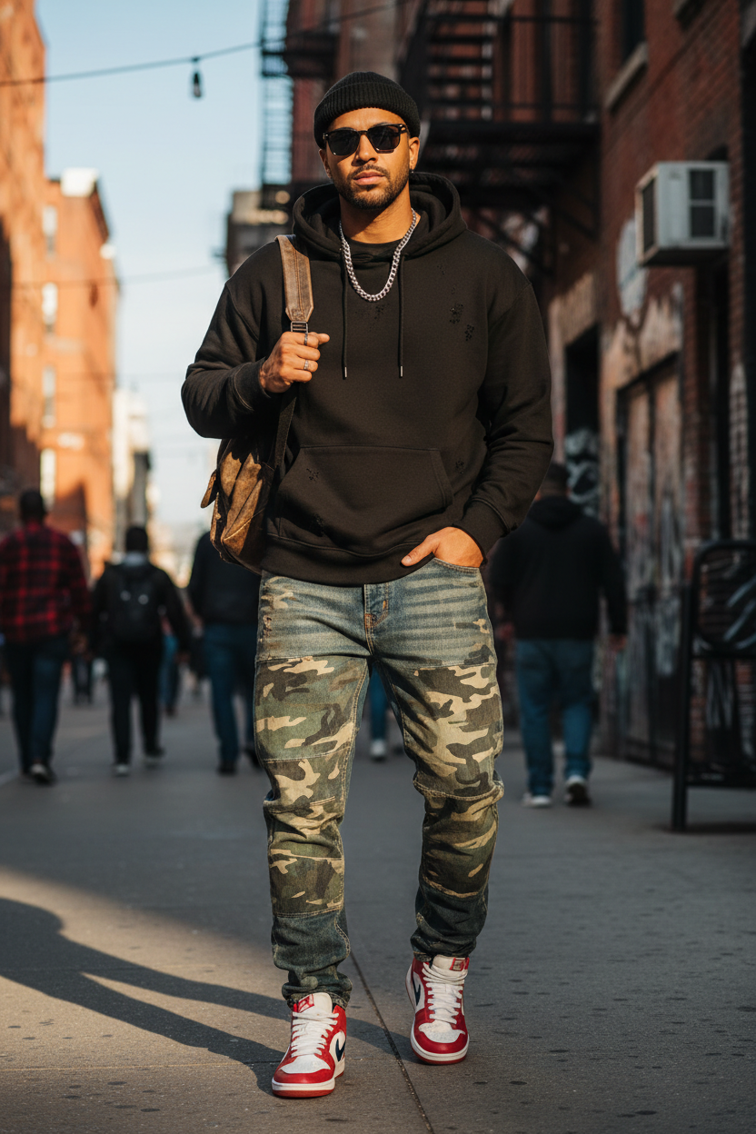 Denim Camo Jeans - Lifestyle