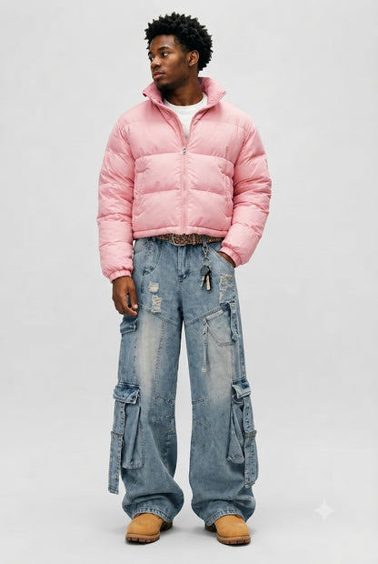 Cargo Ribbon Jeans