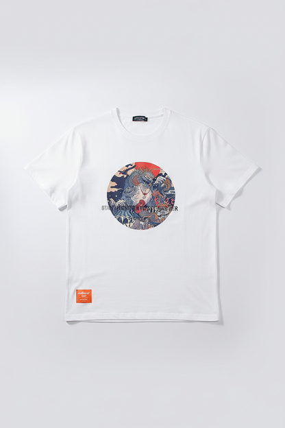 Dragon Print Tee - Flat Lay