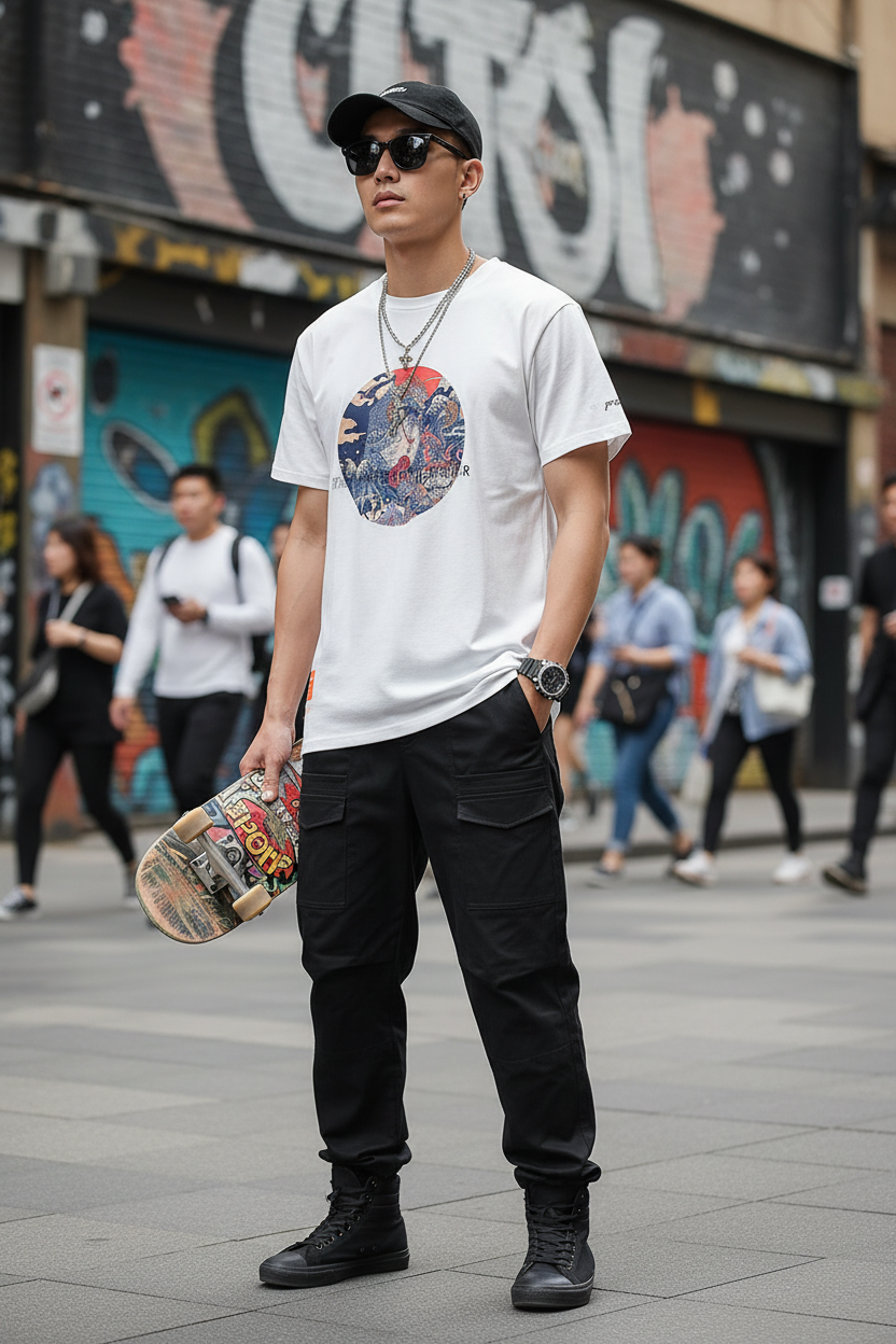 Dragon Print Tee - Lifestyle