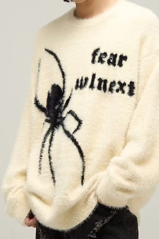 Spider Graphic Sweater