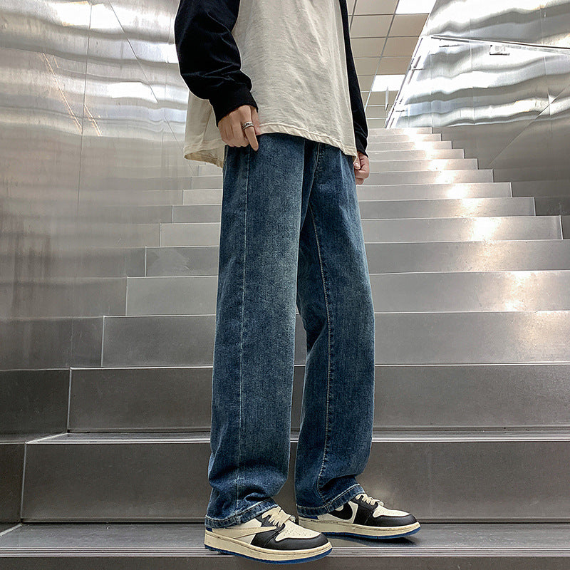 High Street Retro Straight Jeans