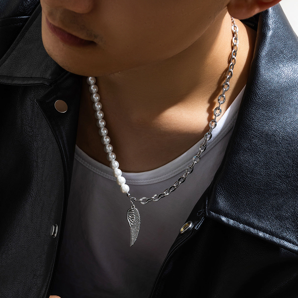 Pearl Stitch Necklace