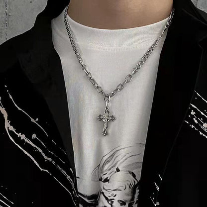 Gothic Cross Chain Necklace