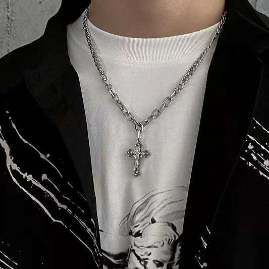 Gothic Cross Chain Necklace