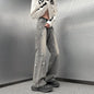 Cross Patch Wide Leg Jeans
