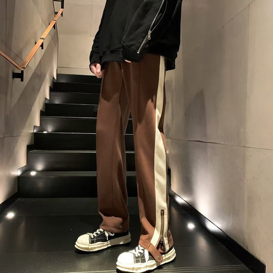 Side Stripe Straight Pants