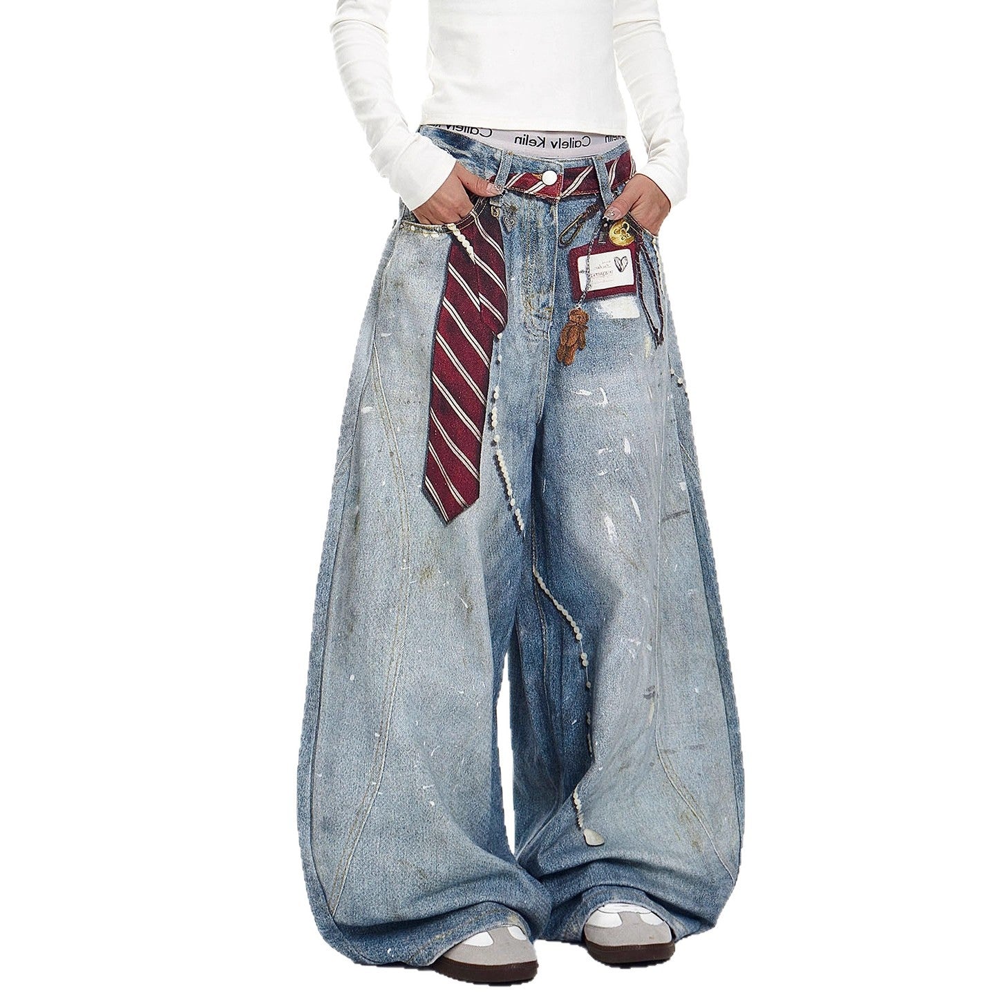 Retro Loose Bootcut Jeans