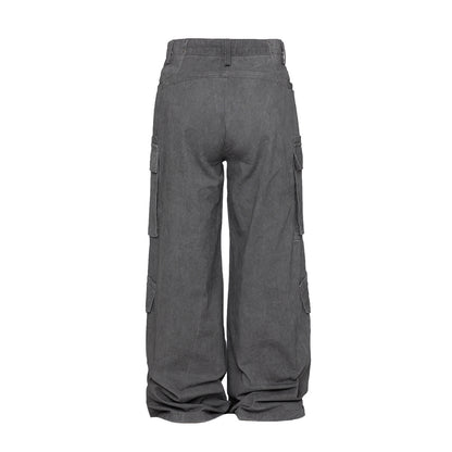 Wide Leg Punk Pants front view