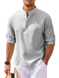 Long Sleeve Casual Stand Collar Shirt