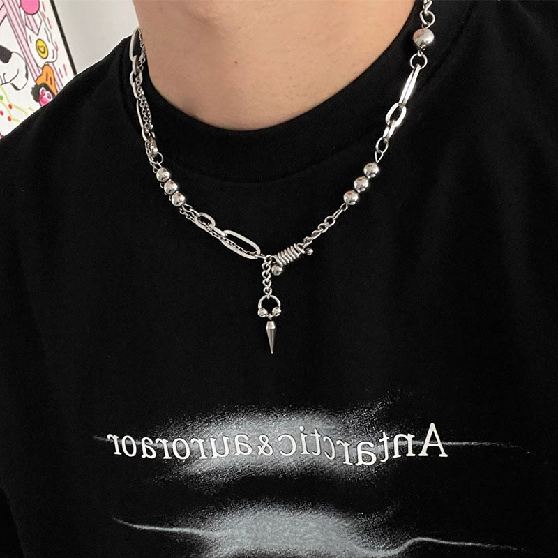 Novien Rivet Splicing Chain Necklace