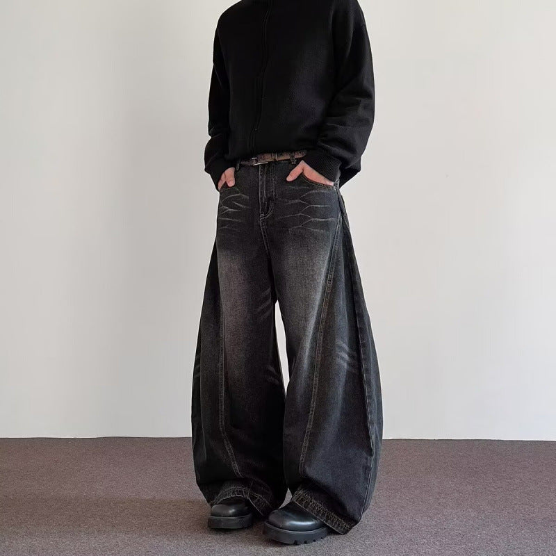 Wide Leg Denim Jeans